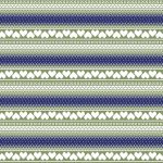 French Terry "Hjerte" Eigenproduktion - Bio Blau/Grün