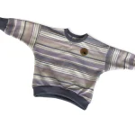 Oversized Sweater Pastellstreifen