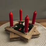 Adventskranz Holz