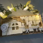 Krippe (Set) mit Beleuchtung