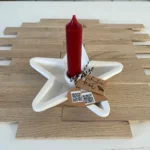 Sternenkerzenhalter mit Kerze